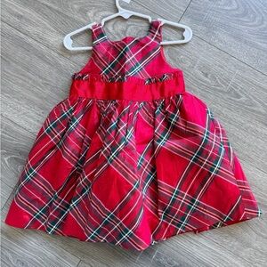 Janie & Jack Plaid Red Dress